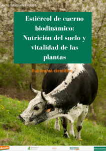 Folleto "Estiércol de cuerno biodinámico"